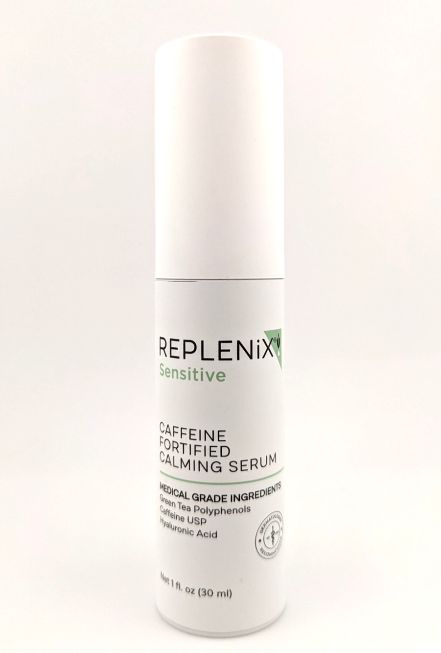 Replenix Sensitive Caffeine Fortified Calming Serum 1floz Green Tea Hyaluronic